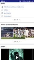 Cristiano Ronaldo Facebook Page App Ekran Görüntüsü 1