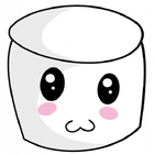 Cute marshmallow sprint icon
