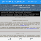 Author Cynthia Bailey-Rug's Website ícone