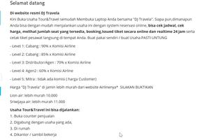 DJ Travela: Tiket Online Anda screenshot 1