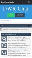 Desi World Radio Chat Forum Affiche