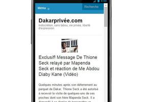 Dakarprivee: Infos au Sénégal スクリーンショット 2
