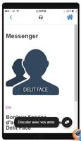 Delit Face Messenger captura de pantalla 1