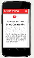 Poster Dinero con Youtube
