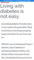 Diabetic Recipes Affiche