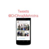 Tweets @DrDhrajMehrotra 海报