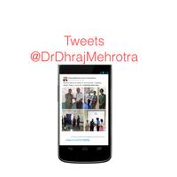 1 Schermata Tweets @DrDhrajMehrotra