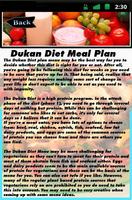 Dukan Diet Meal Plan capture d'écran 1