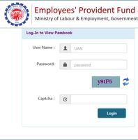 EPF india Member Passbook  check balance contribut Affiche