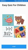 Easy Quiz For Children الملصق