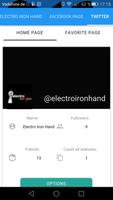 Electro Iron Hand Affiche