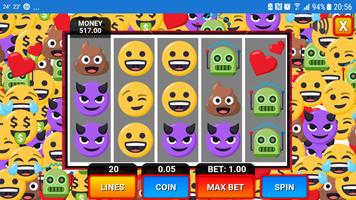 Emoji slot machine پوسٹر
