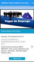 VAGAS DE EMPREGO PORTAS ABERTAS SÃO PAULO الملصق