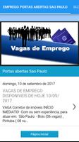 VAGAS DE EMPREGO PORTAS ABERTAS SÃO PAULO plakat