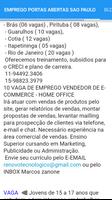 VAGAS DE EMPREGO PORTAS ABERTAS SÃO PAULO скриншот 2