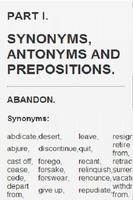 برنامه‌نما English Synonyms عکس از صفحه