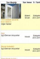 Eskişehir Seri İlanlar اسکرین شاٹ 2