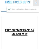 FREE FIXED BETS ポスター