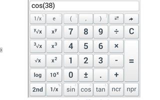 Fast Scientific Calculator capture d'écran 1