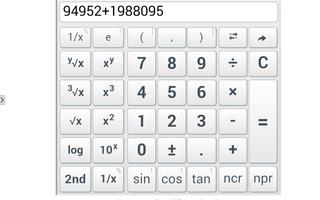 Fast Scientific Calculator capture d'écran 2