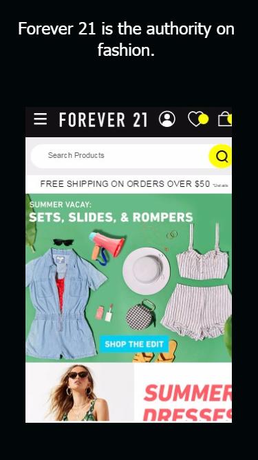 milieu Beoefend Eigenlijk Forever 21 Lite - Online Shopping App for Android - APK Download