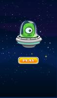 Flappy UFO Летающая тарелка Plakat