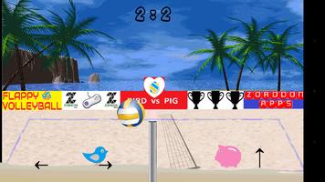 Flappy Volleyball постер