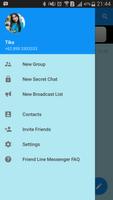 Friend Line Messenger постер