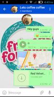 Friendsforever messenger โปสเตอร์