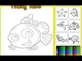 Coloring Fun Page Finding Nemo 截图 1