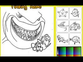 Coloring Fun Page Finding Nemo 截图 3