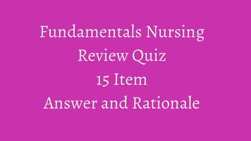 Fundamentals Nursing Review Quiz 15 Item Affiche