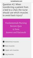 Fundamentals Nursing Review Quiz 15 Item capture d'écran 2