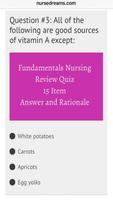 Fundamentals Nursing Review Quiz 15 Item capture d'écran 3