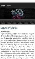 Gangster Games Affiche