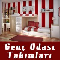 Genç Odası Takımları Mobilya الملصق