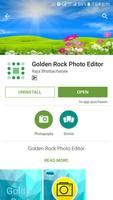 Golden Rock Photo Editor Affiche
