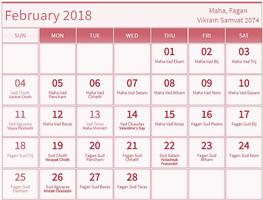 Gujarati Calendar 2018 with Festival and Holidays capture d'écran 1