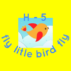 H-5 fly litle bird fly icône