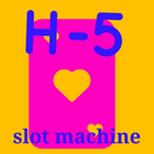 H-5 slot machine jackpot icône