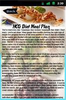 HCG Diet Meal Plan capture d'écran 1