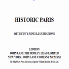 ikon HISTORIC PARIS