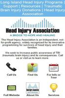 Head Injury Association ポスター