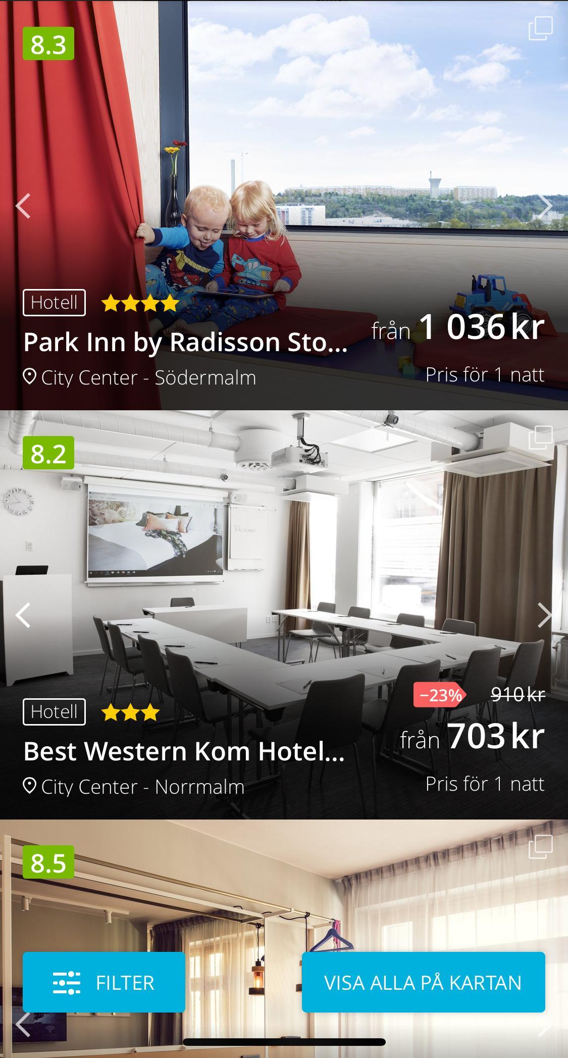 Hotellbokning Boka Hotell Billigt med BilligtGo.se for Android ...