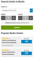 Hotels in Berlin स्क्रीनशॉट 1