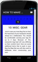 How to Make a Bug Out Bag a 72 Hour Survival Kit captura de pantalla 2