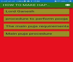 How to make happy to Lord Ganesh पोस्टर