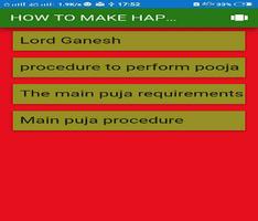 How to make happy to Lord Ganesh स्क्रीनशॉट 1