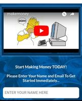 "How to create an EXCITING INCOME online" poster