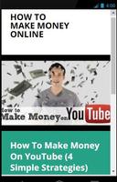 How To Make Money On YouTube poster